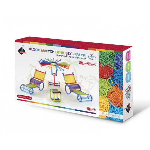 Blocks Sticks 360 elementer i kasse
