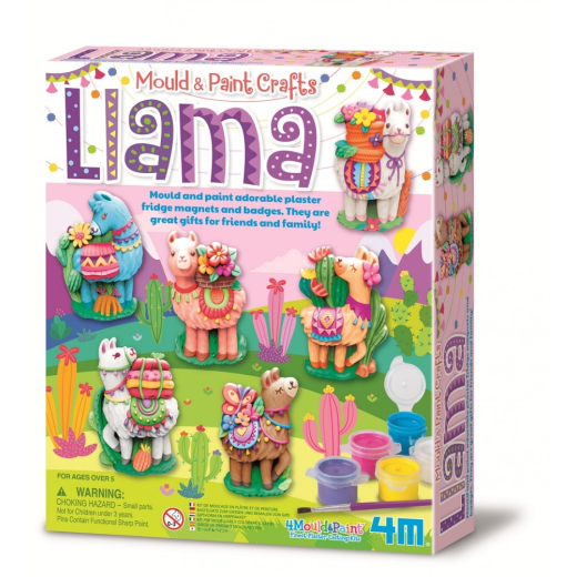 Kreativt s�t Gipsafst�bninger - Lama