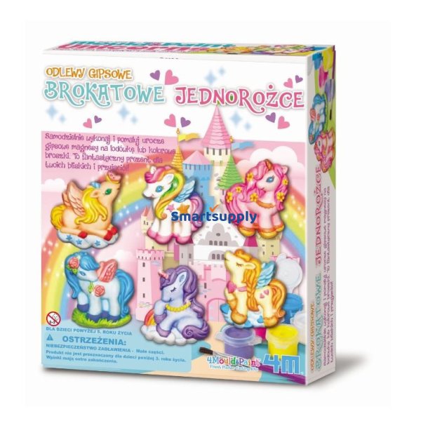 Kreativt s�t Gipsafst�bninger - Brocade enhj�rninger