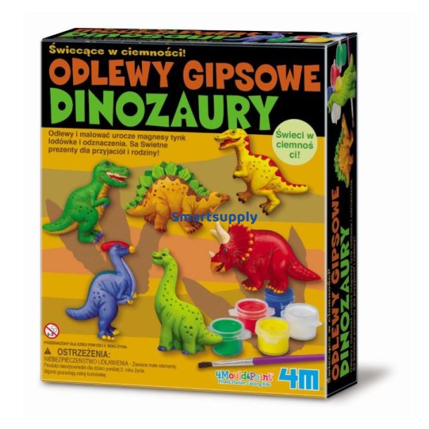 Gipsafst�bninger, Dinosaurer