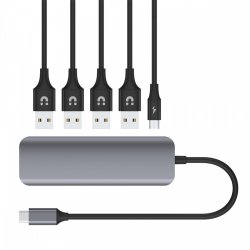 HUB 4x USB 3.1 GEN1 ;1x microUSB; H1107A