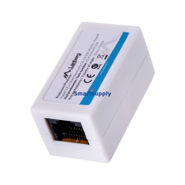 Lanberg AD-RJ45-RJ45-OU6 netvrks-splitter Hvid