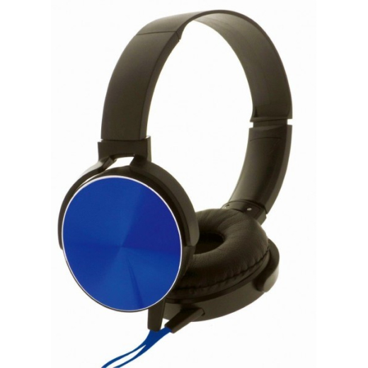 Stereo hovedtelefoner med mic Rebeltec MONTANA BLU