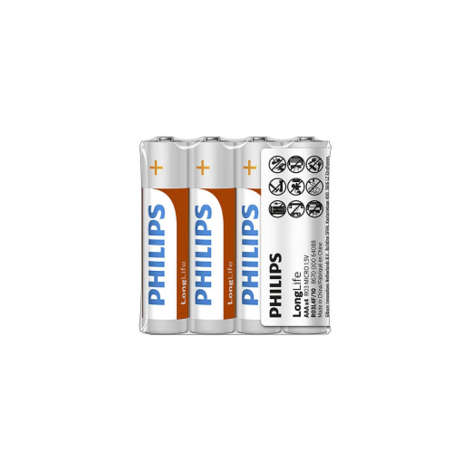 Batteri R03 AAA LONGLIF E 4 stk.