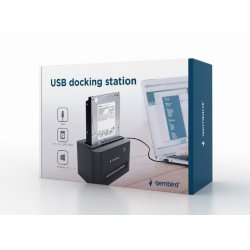 USB dockingstation til 2,5 og 3,5 tommer SATA