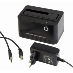 USB dockingstation til 2,5 og 3,5 tommer SATA