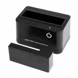 USB dockingstation til 2,5 og 3,5 tommer SATA