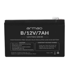 Batteri 12v agm 12v 7ah universal B/12V/7AH