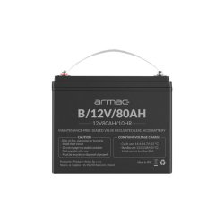 Batteri 12v agm 12v 80ah universel B/12V/80AH