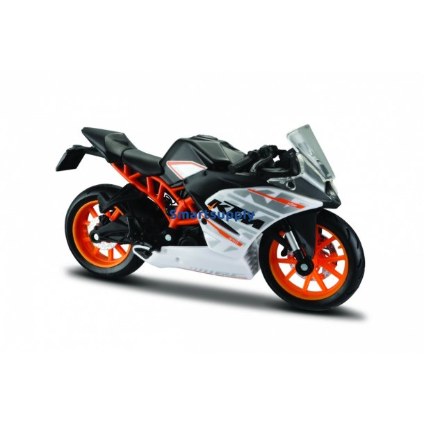 Maisto MC KTM RC390 med stativ 1/18