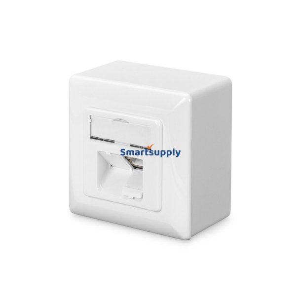 CAT 6, Klasse E, V�gboks, sk�rmet, overflademonteret