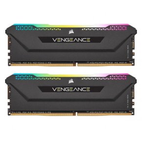DDR4 Vengeance RGB PRO SL 16GB/3200 (2*8GB) sort C16