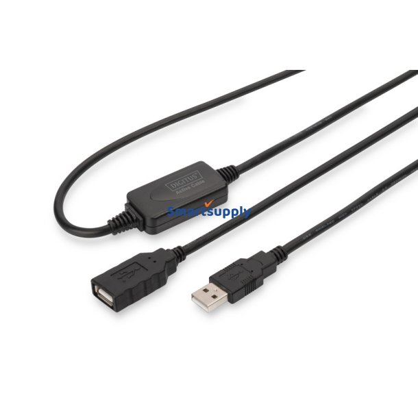 Digitus USB 2.0 Aktiv Forl�nger Kabel