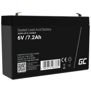 Batteri AGM VRLA 6V 7.2Ah