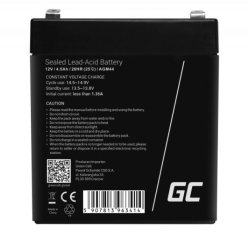 Batteri AGM VRLA 12V 4.5Ah