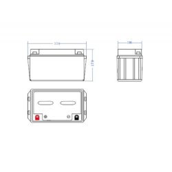 Batteri AGM VRLA 12V 65Ah