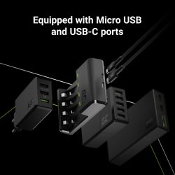 VitalCharger oplader 4x Batterier AA 2000mAh