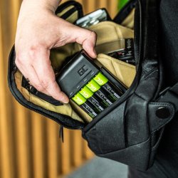 VitalCharger oplader 4x Batterier AA 2000mAh