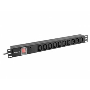 Oversp�ndingsbeskytter Rack PDU 19 tommer 1U 10A 10X IEC C13 2m C14 sort