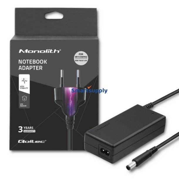 Notebookadapter til HP CQ 90W 18.5V 4.9A 7.4*5.0+pin