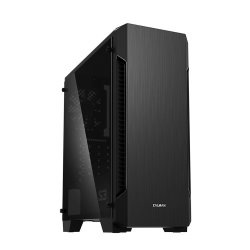 PC kabinet S3 ATX Mid Tower PC kabinet 120mm bl�ser