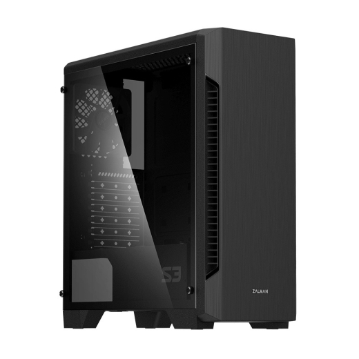 PC kabinet S3 ATX Mid Tower PC kabinet 120mm bl�ser