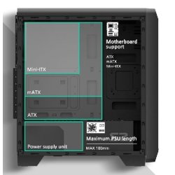 ZALMAN S2 TG ATX Mid Tower PC Case TG fan x3