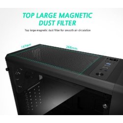 ZALMAN S2 TG ATX Mid Tower PC Case TG fan x3