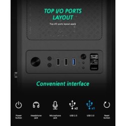 ZALMAN S2 TG ATX Mid Tower PC Case TG fan x3