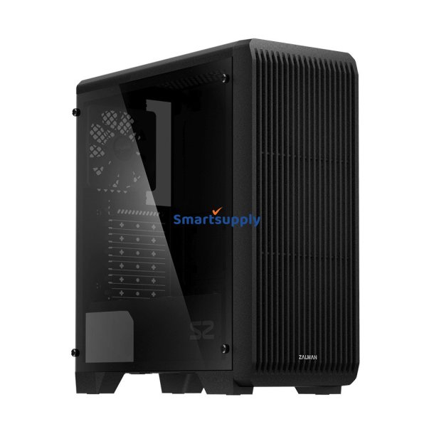 ZALMAN S2 TG ATX Mid Tower PC Case TG fan x3