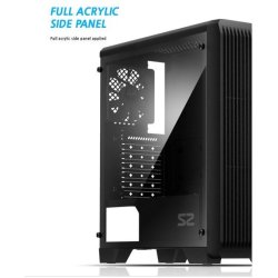ZALMAN S2 ATX Mid Tower PC Case 120mm bl�ser