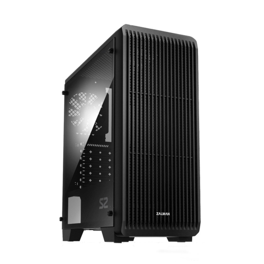 ZALMAN S2 ATX Mid Tower PC Case 120mm bl�ser
