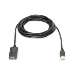 USB 2.0 Repeater kabel, USB A M / A F l�ngde 5m