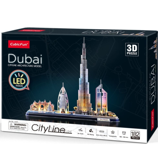 Cubic Fun Puzzle 3D LED Dubai