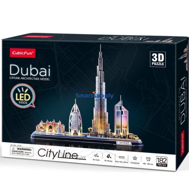 Cubic Fun Puzzle 3D LED Dubai