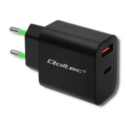Oplader 18W 5-12V, 1.5-3A, USB C