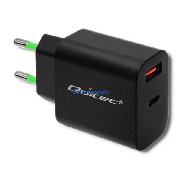 Oplader 18W 5-12V, 1.5-3A, USB C