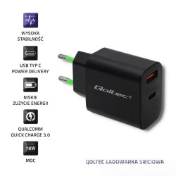 Oplader 18W 5-12V, 1.5-3A, USB C