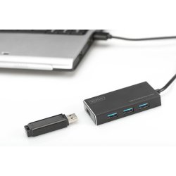 Hub 4-port USB 3.1 Str�madapter aluminium