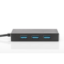 Hub 4-port USB 3.1 Str�madapter aluminium