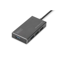 Hub 4-port USB 3.1 Str�madapter aluminium
