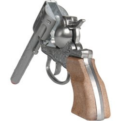Metal cowboy revolver