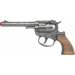 Metal cowboy revolver