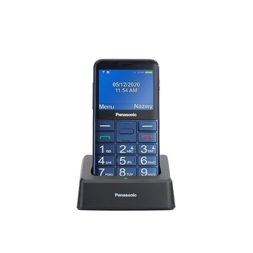 Senior mobiltelefon KX-TU155 bl�