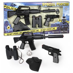 Gonher S�t af politimand 5 stk.