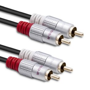 Kabel 2xRCA han 2xRCA han