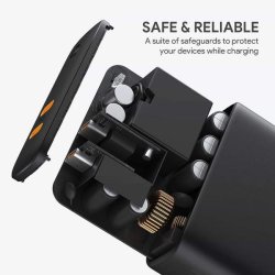 AUKEY PA-D5 hurtig W all oplader 2xUSB C 63W