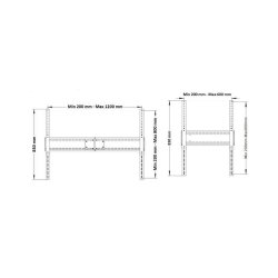 LFD-W1500 60-100cali 150KG afstand 3,9cm
