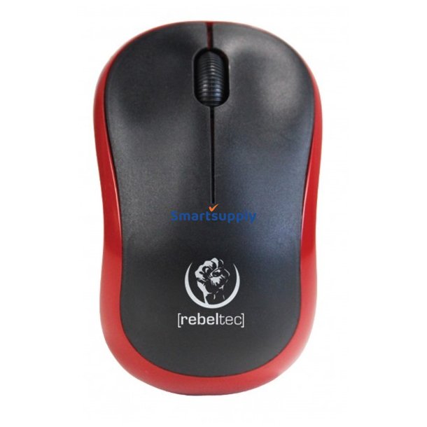 Tr�dl�s optisk mus Rebeltec METEOR r�d