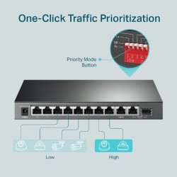 TP-Link SG1210MP switch 8GE PoE+ 1GE 1SFP